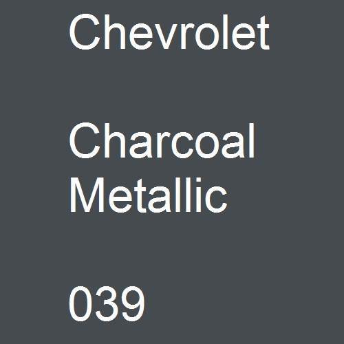 Chevrolet, Charcoal Metallic, 039.